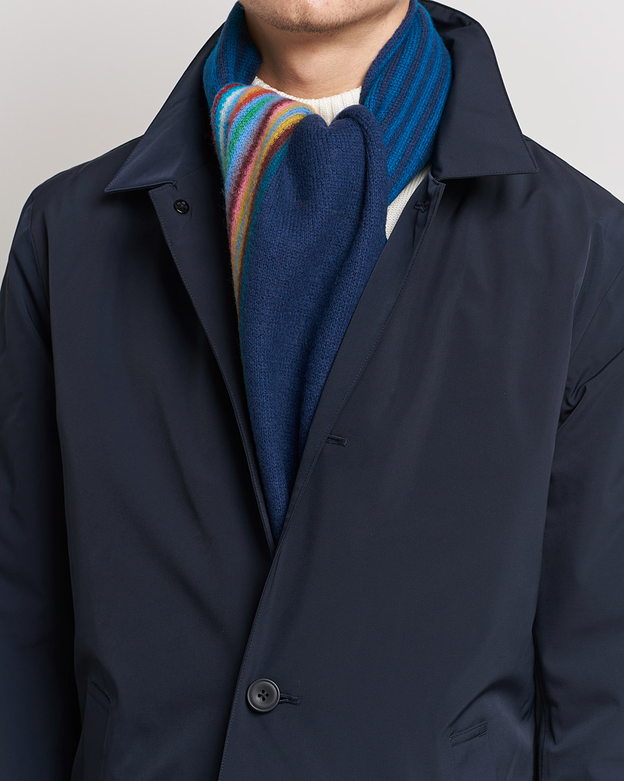 Herre | Paul Smith Merino Wool Scarf Blue | Paul Smith | Merino Wool Scarf Blue