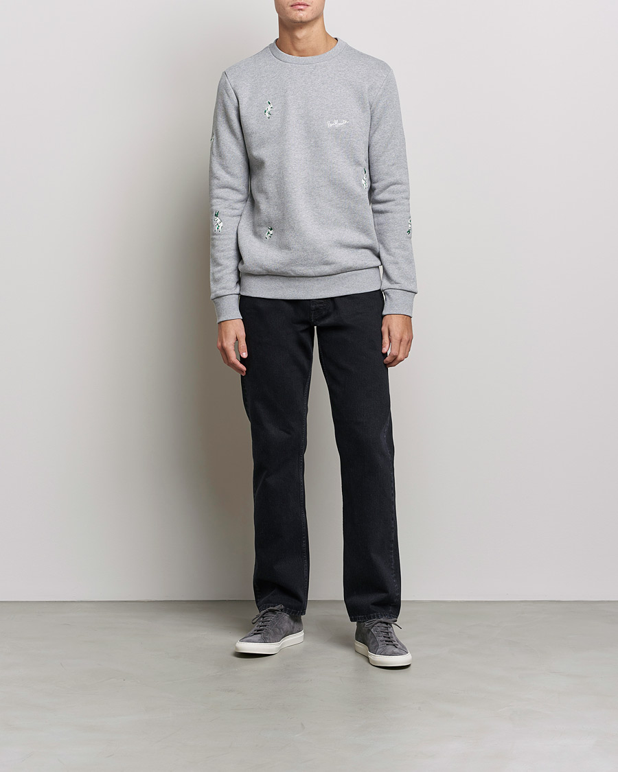 Herre | Grå gensere | Paul Smith | Embroidered Sweatshirt Grey
