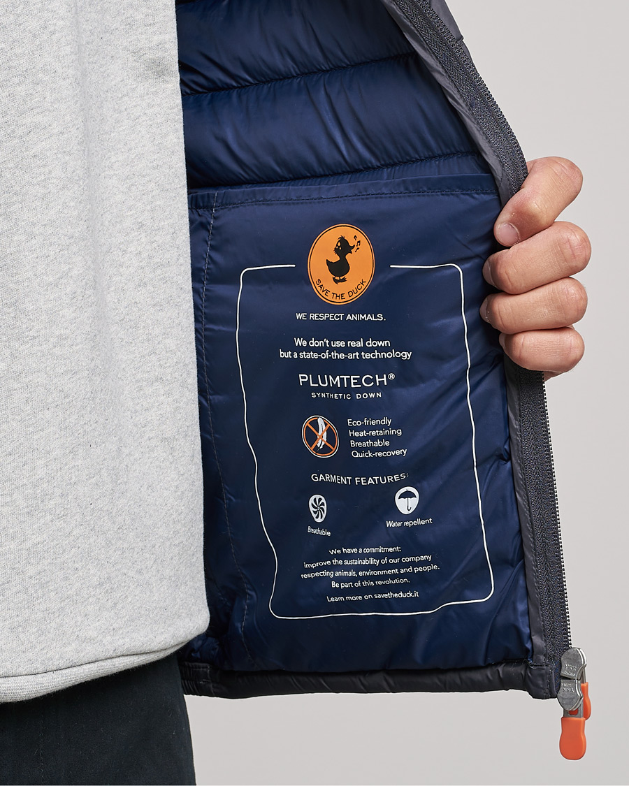 Herre | Jakker | Save The Duck | Alexander Lightweight Padded Jacket Anthracite