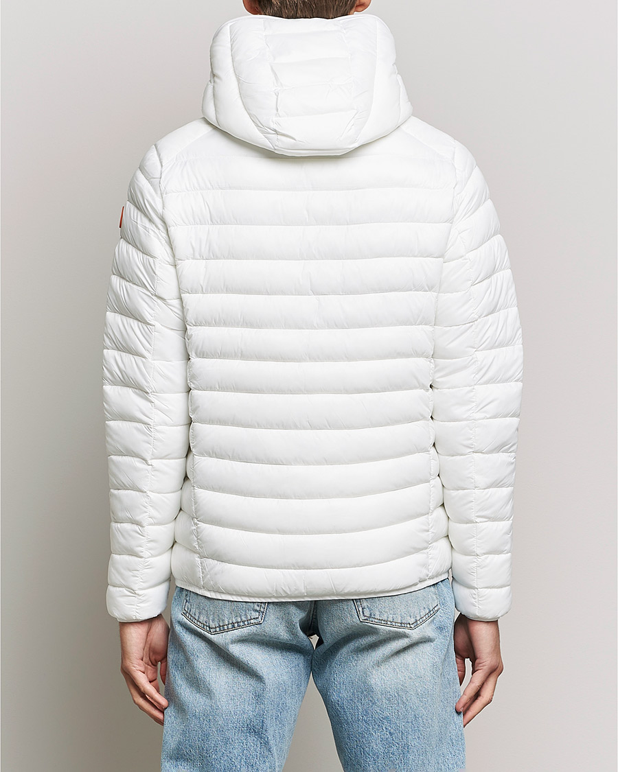 Herre | Jakker | Save The Duck | Donald Lightweight Padded Hooded Jacket Off White