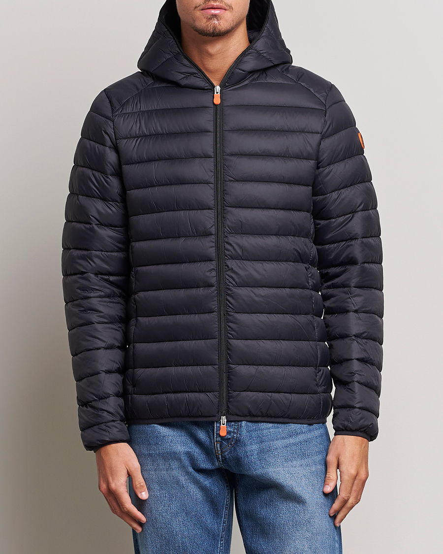 Herre | Save The Duck | Save The Duck | Donald Lightweight Padded Hooded Jacket Black