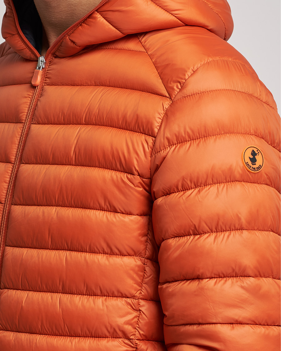 Herre | Jakker | Save The Duck | Donald Lightweight Padded Hooded Jacket Ginger Orange S