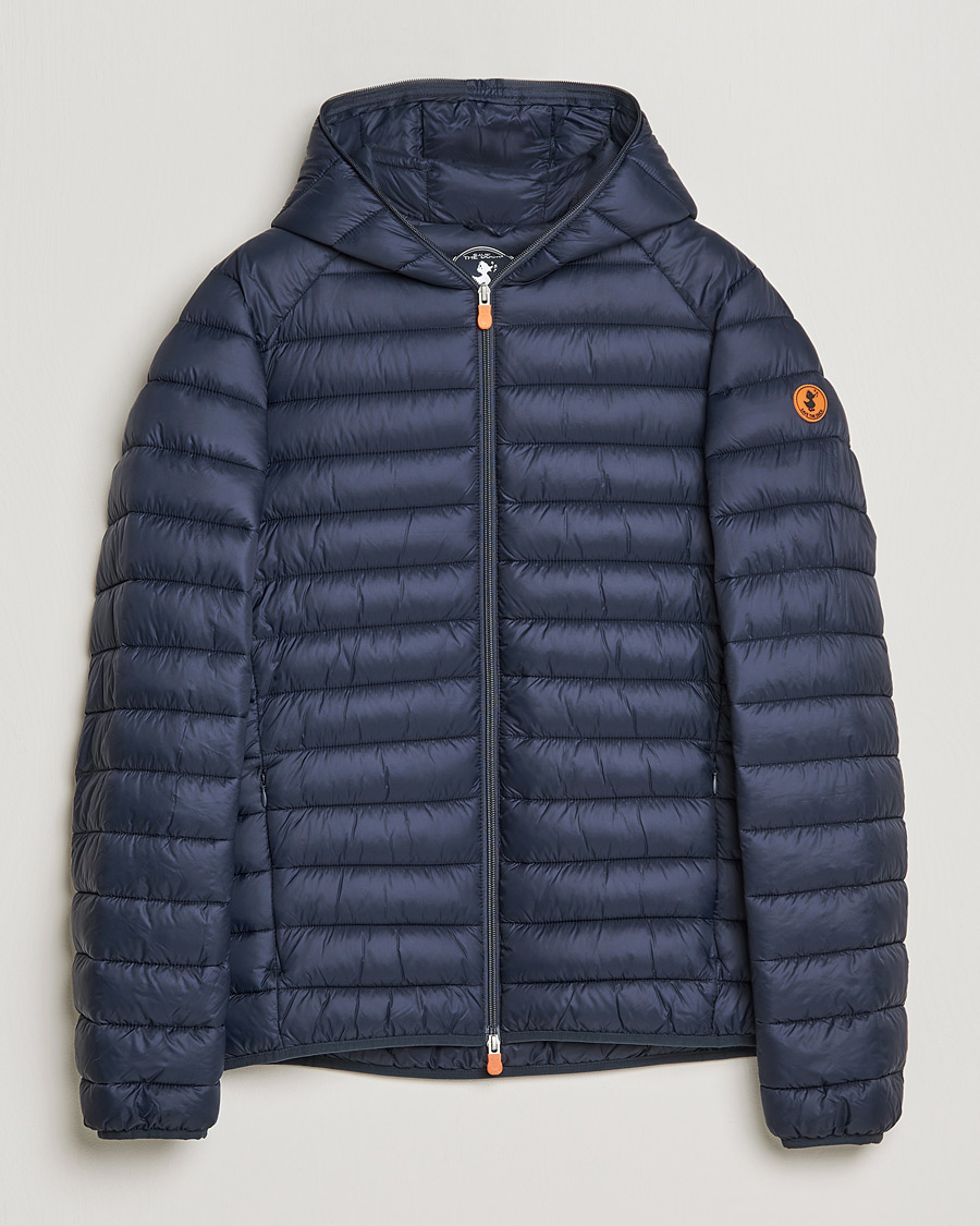 Herre | Jakker | Save The Duck | Donald Lightweight Padded Hooded Jacket Blue Black