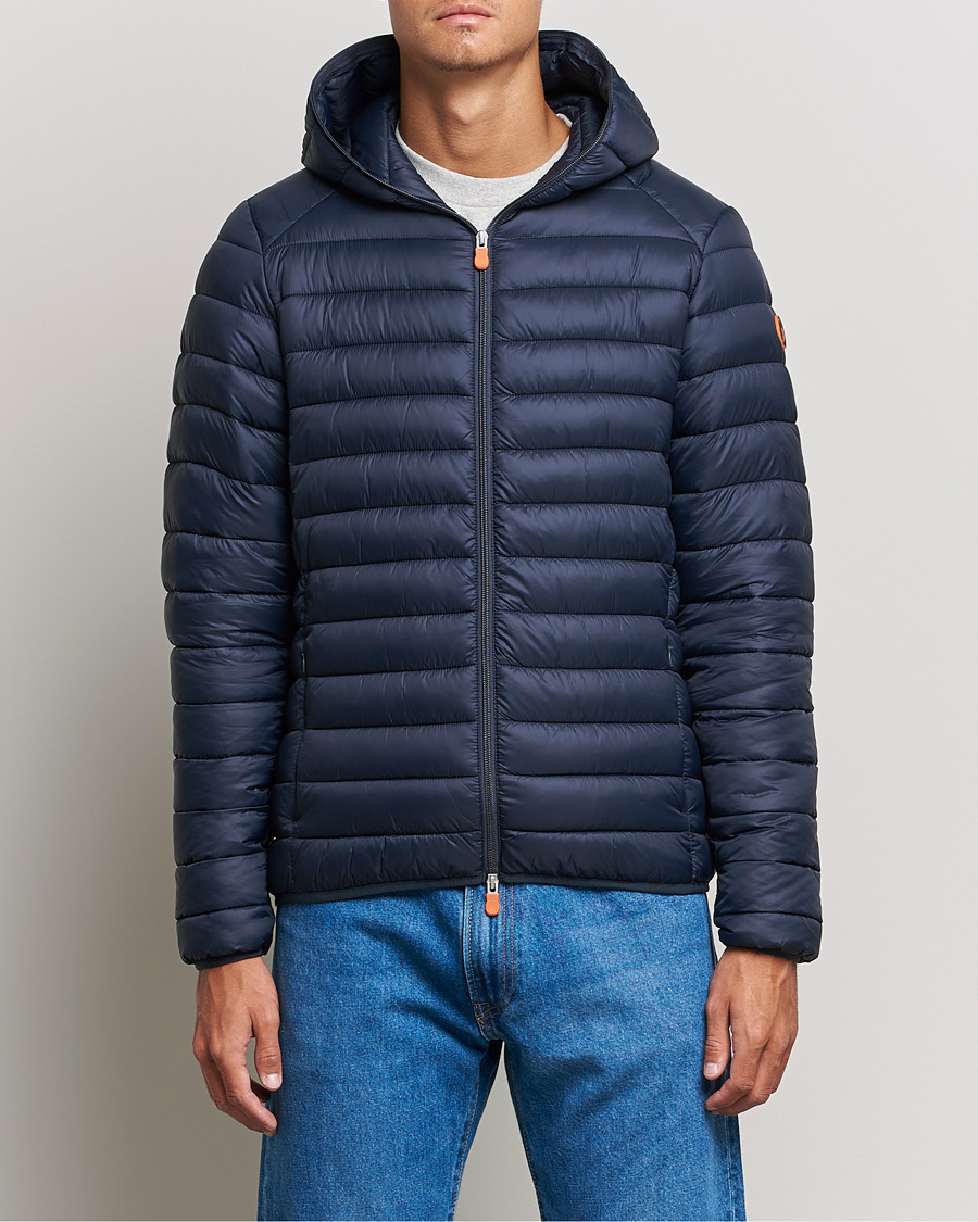 Herre | Jakker | Save The Duck | Donald Lightweight Padded Hooded Jacket Blue Black