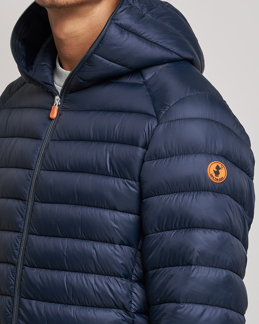 Herre | Jakker | Save The Duck | Donald Lightweight Padded Hooded Jacket Blue Black