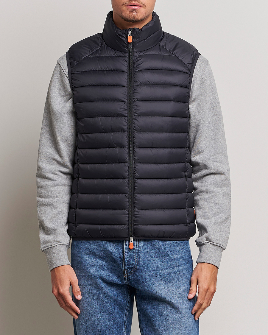 Herre | | Save The Duck | Adam Lightweight Padded Vest Black