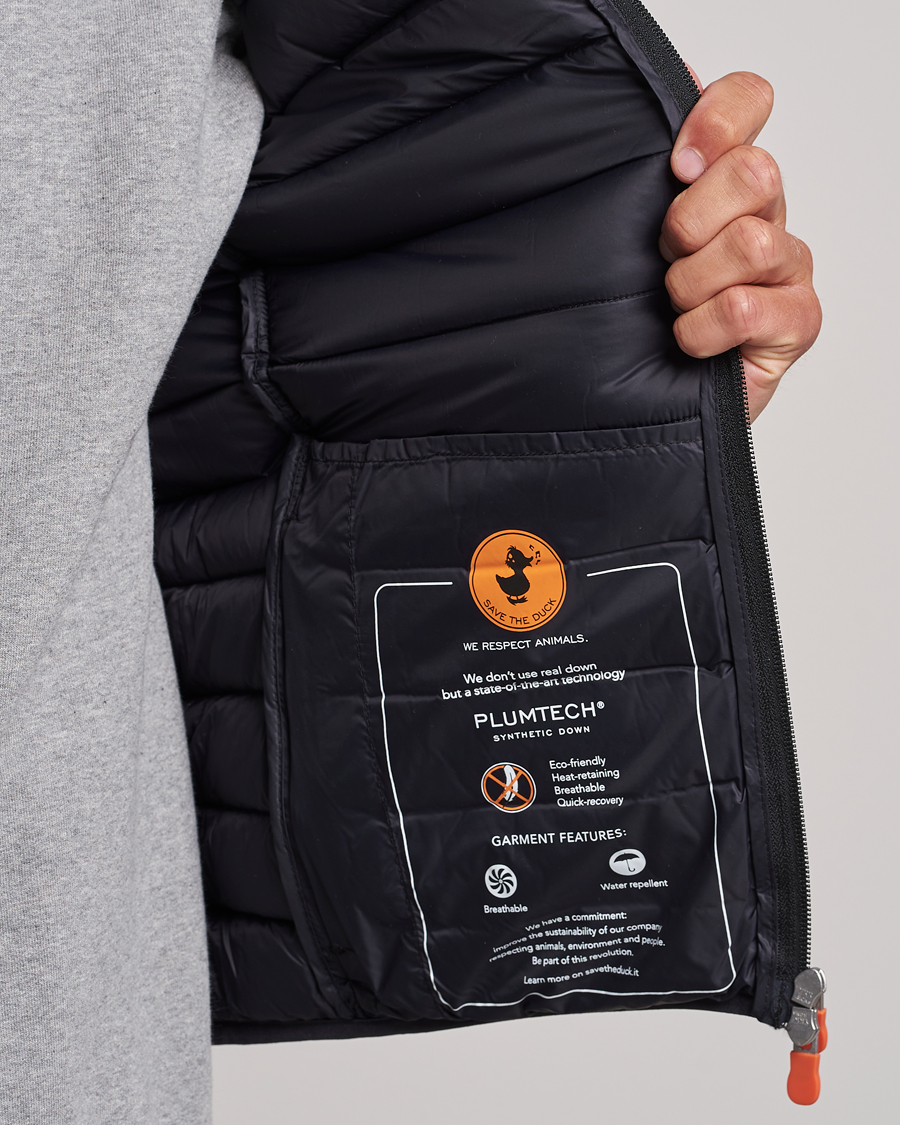 Herre | Jakker | Save The Duck | Adam Lightweight Padded Vest Black