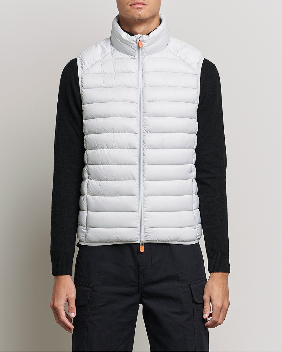 Herre | Jakker | Save The Duck | Adam Lightweight Padded Vest Frozen Grey