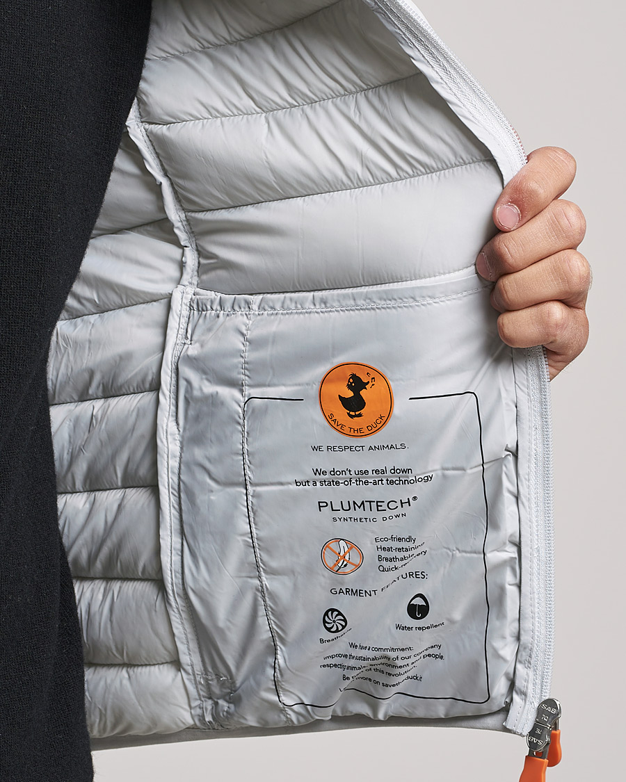 Herre | Jakker | Save The Duck | Adam Lightweight Padded Vest Frozen Grey