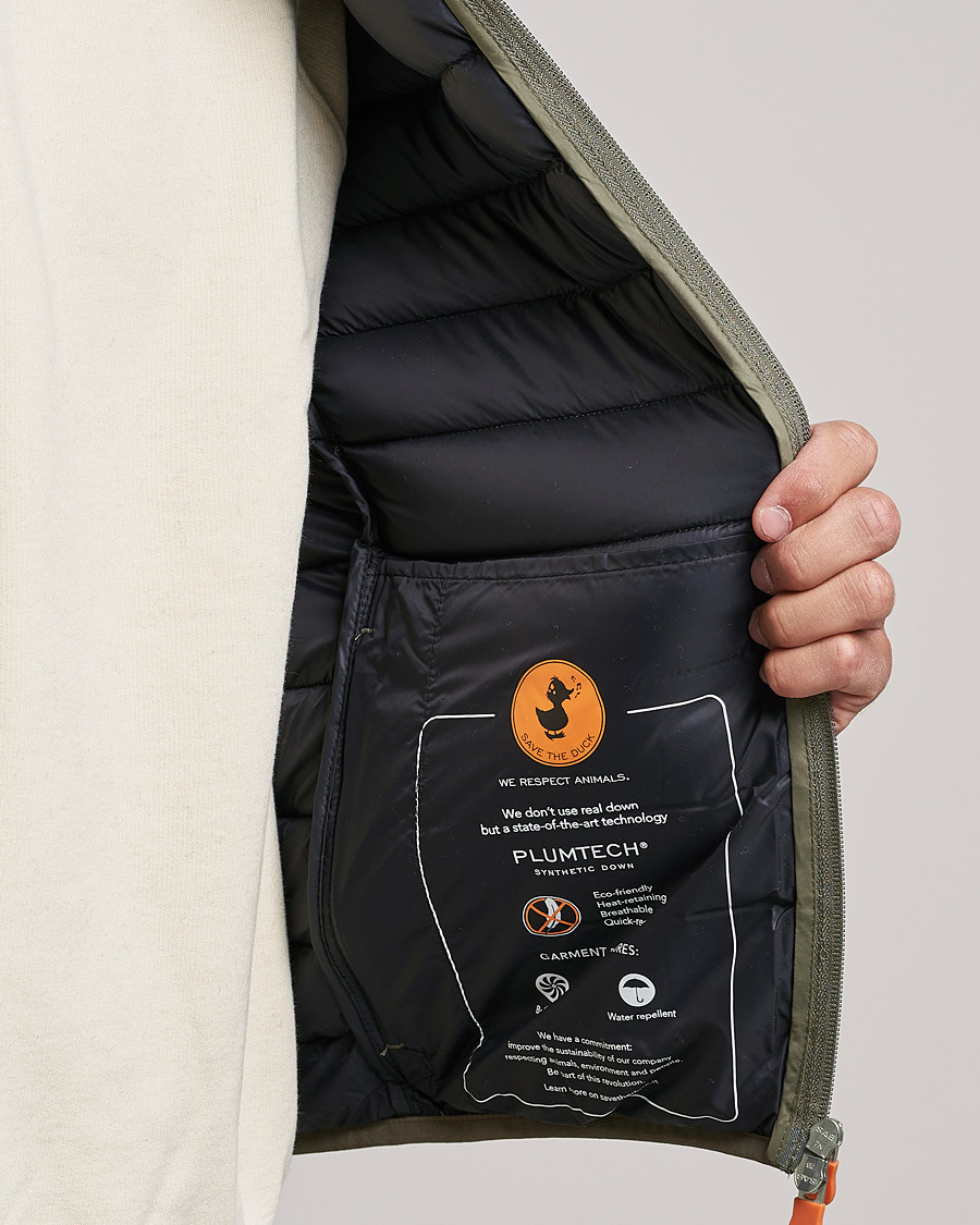 Herre | Jakker | Save The Duck | Adam Lightweight Padded Vest Mud Grey