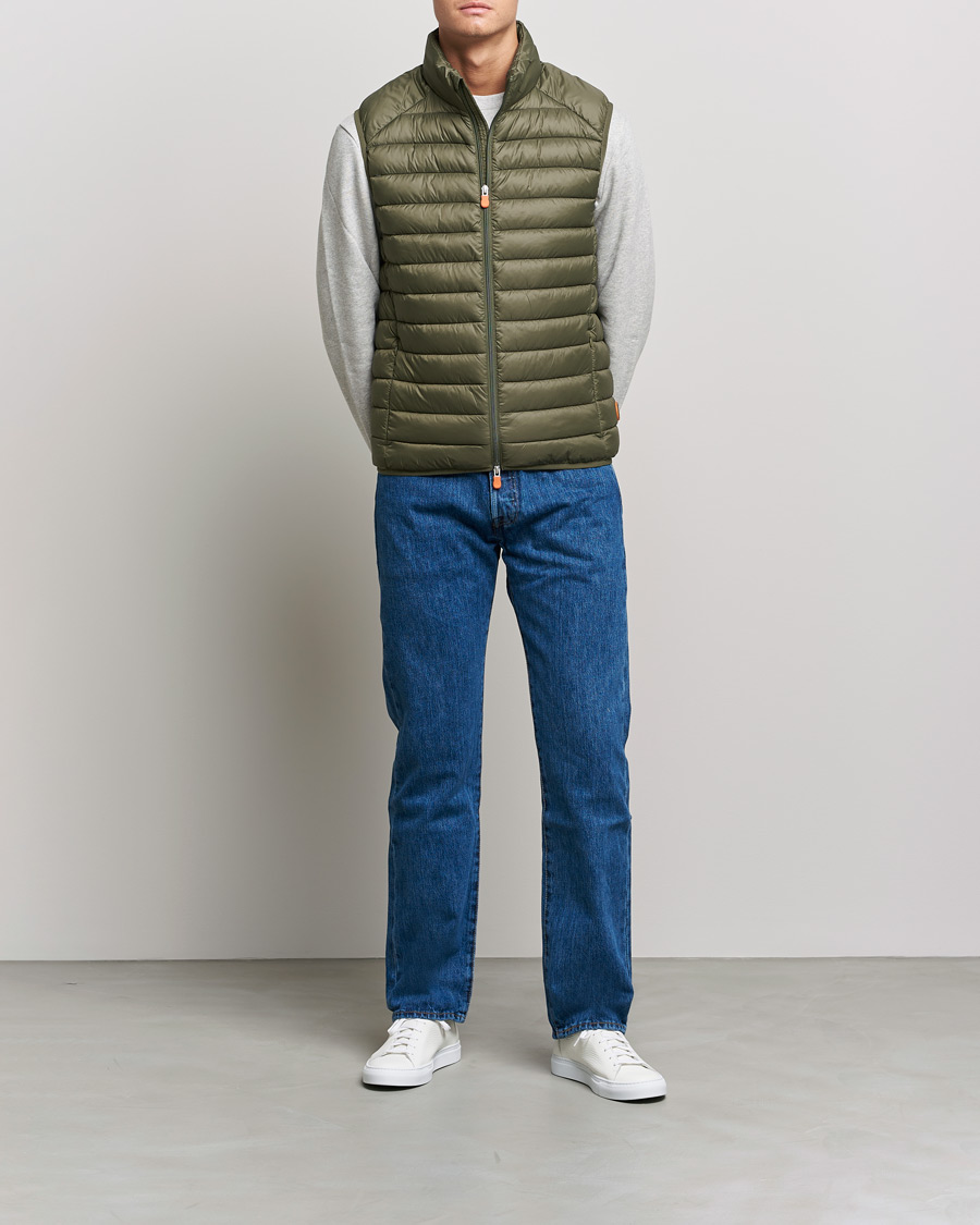 Herre | Jakker | Save The Duck | Adam Lightweight Padded Vest Laurel Green