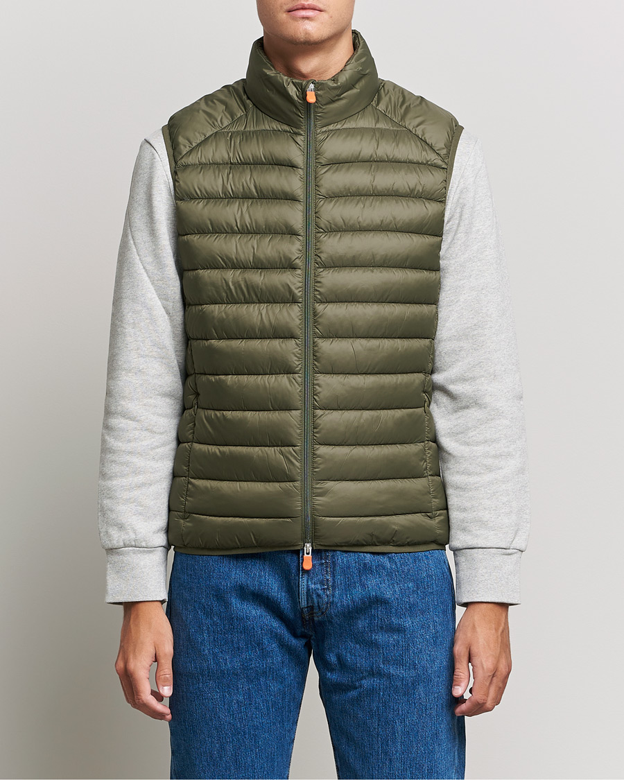 Herre | Jakker | Save The Duck | Adam Lightweight Padded Vest Laurel Green