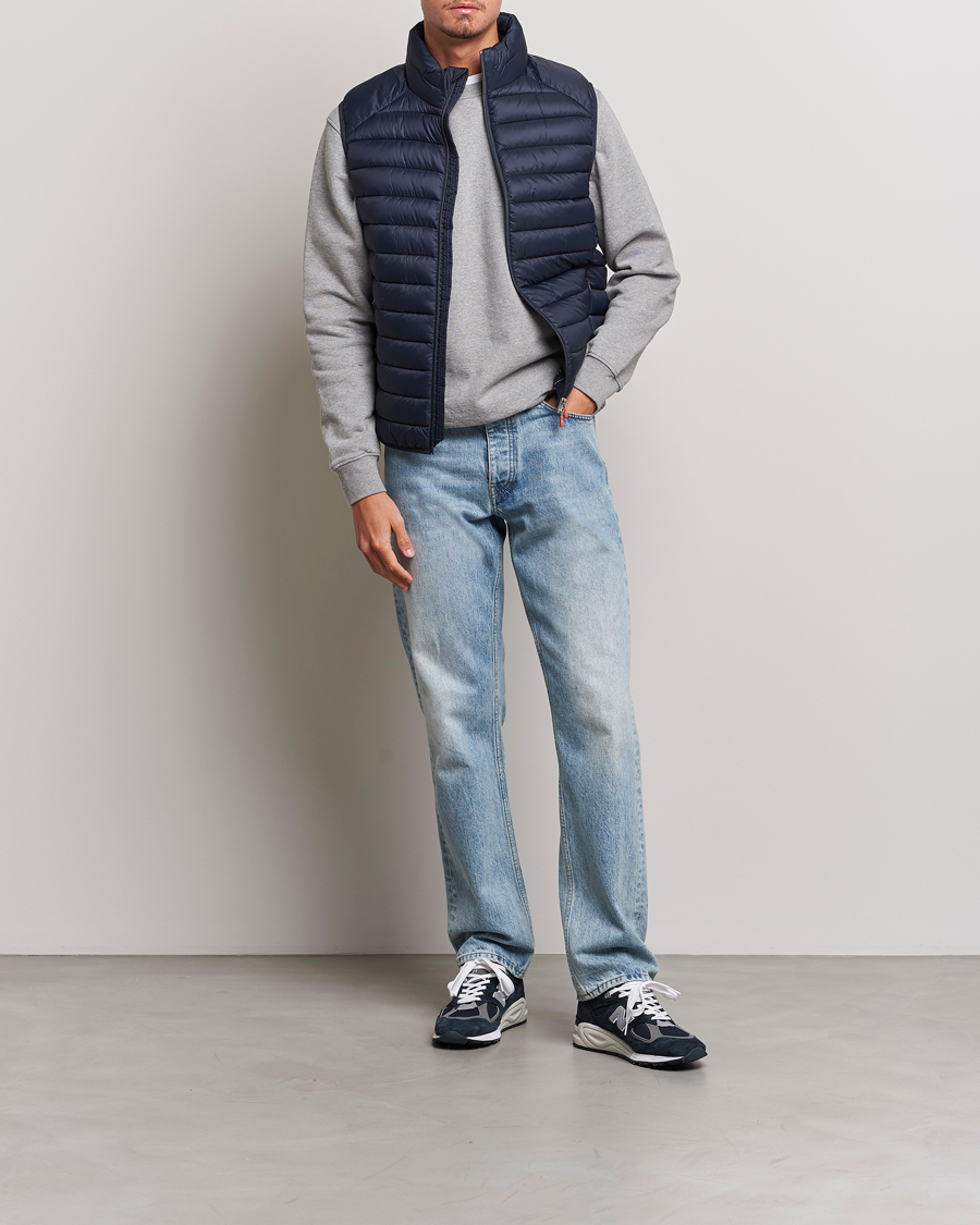 Herre | Vester | Save The Duck | Adam Lightweight Padded Vest Blue Black