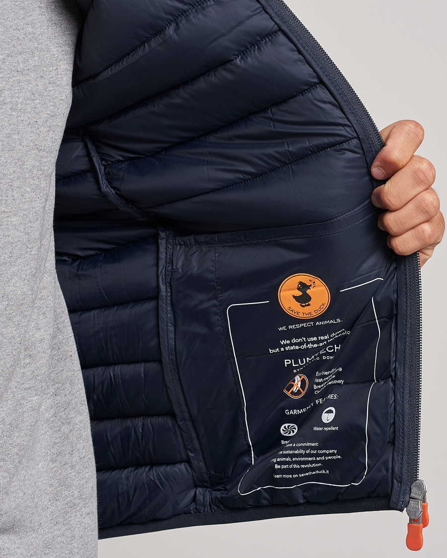 Herre | Vester | Save The Duck | Adam Lightweight Padded Vest Blue Black