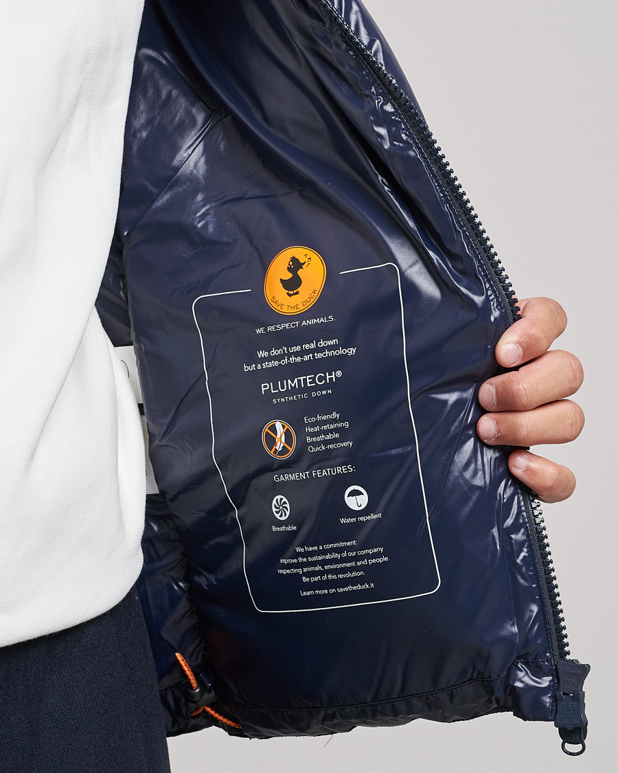 Herre | Jakker | Save The Duck | Edgard Padded Puffer Blue Black