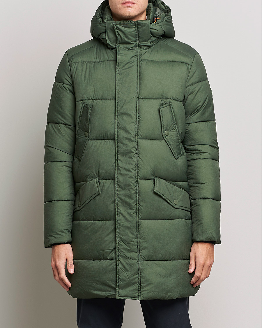 Herre |  | Save The Duck | Jeremy Crinkle Nylon Parka Thyme Green
