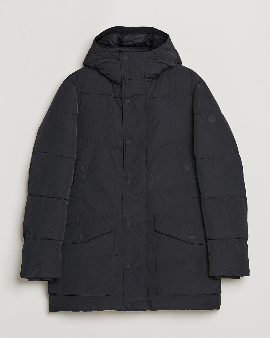 Herre | Jakker | Save The Duck | Elvis Crinkle Nylon Parka Black