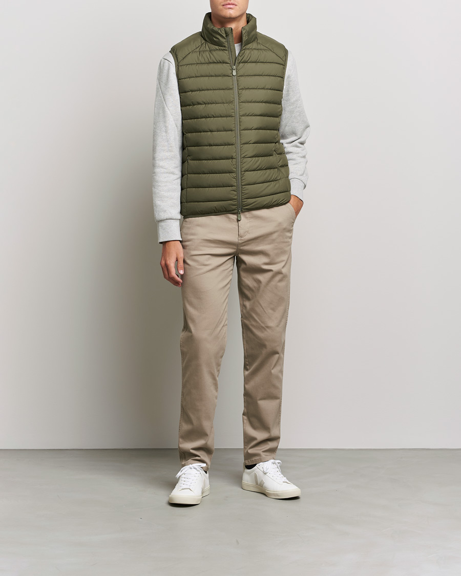 Herre | Vester | Save The Duck | Liam Matt Lightweight Vest Laurel Green