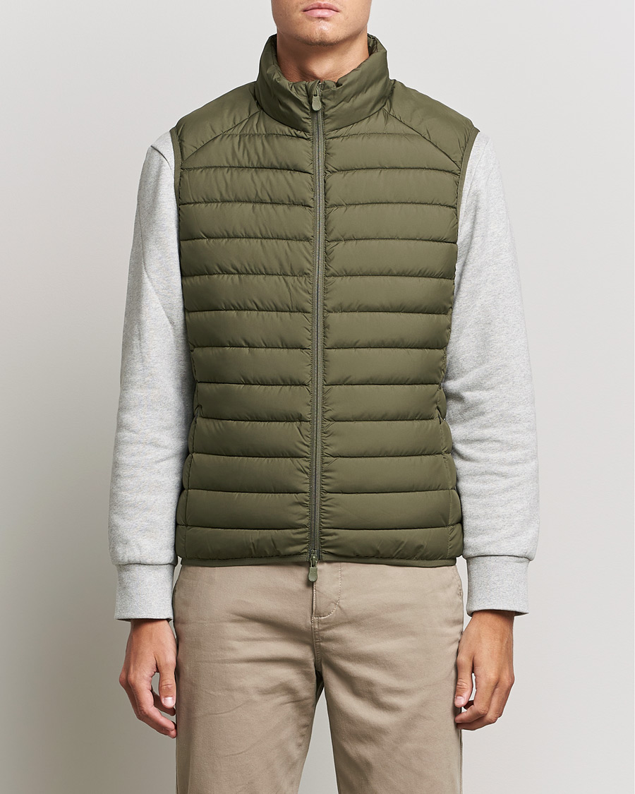 Herre | Vester | Save The Duck | Liam Matt Lightweight Vest Laurel Green