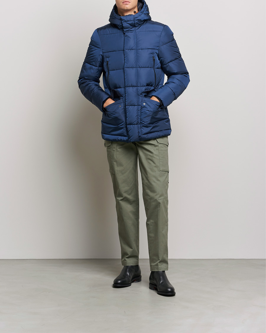 Herre | Jakker | Save The Duck | Cliff Padded Down Jacket Navy Blue