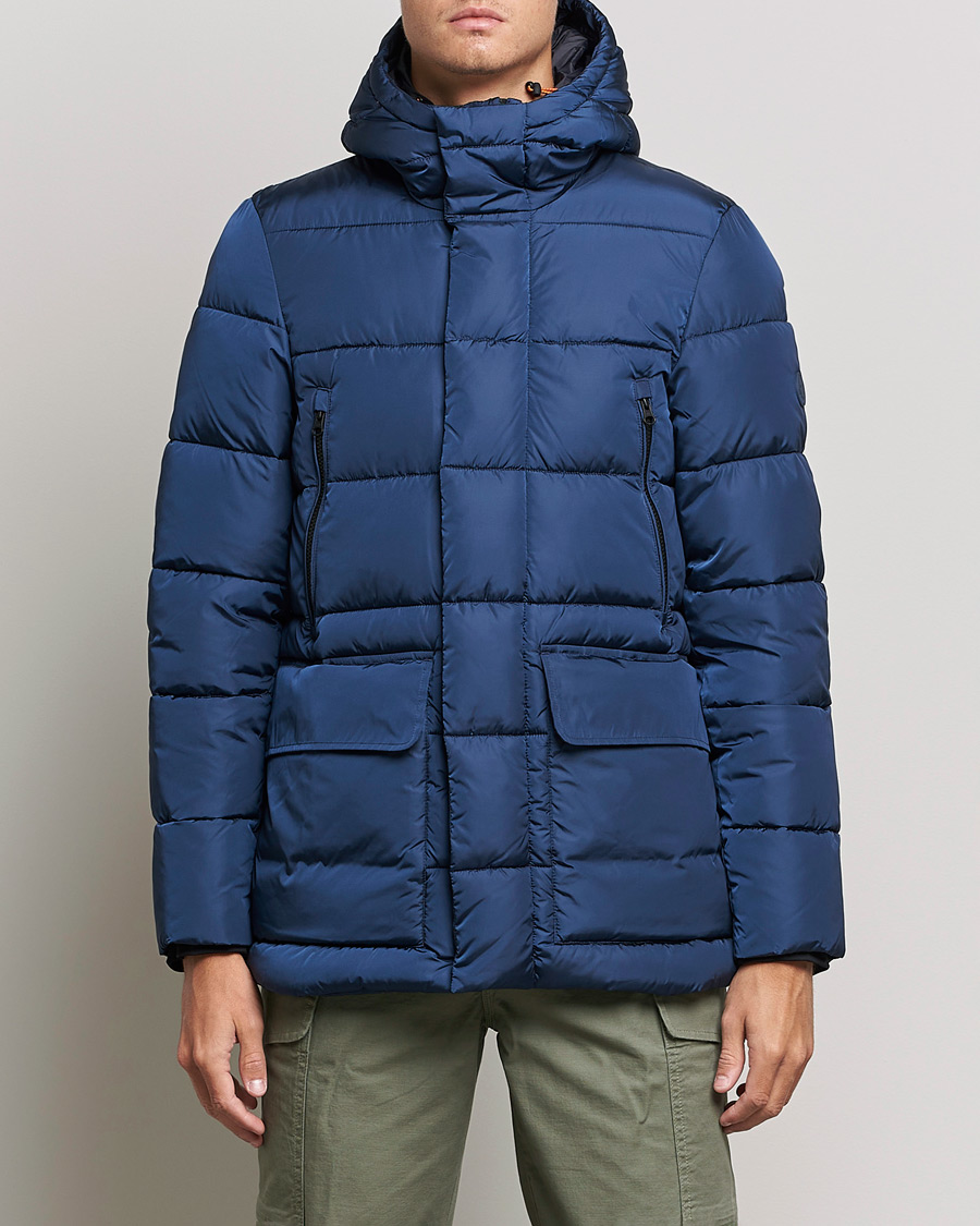 Herre | Jakker | Save The Duck | Cliff Padded Down Jacket Navy Blue