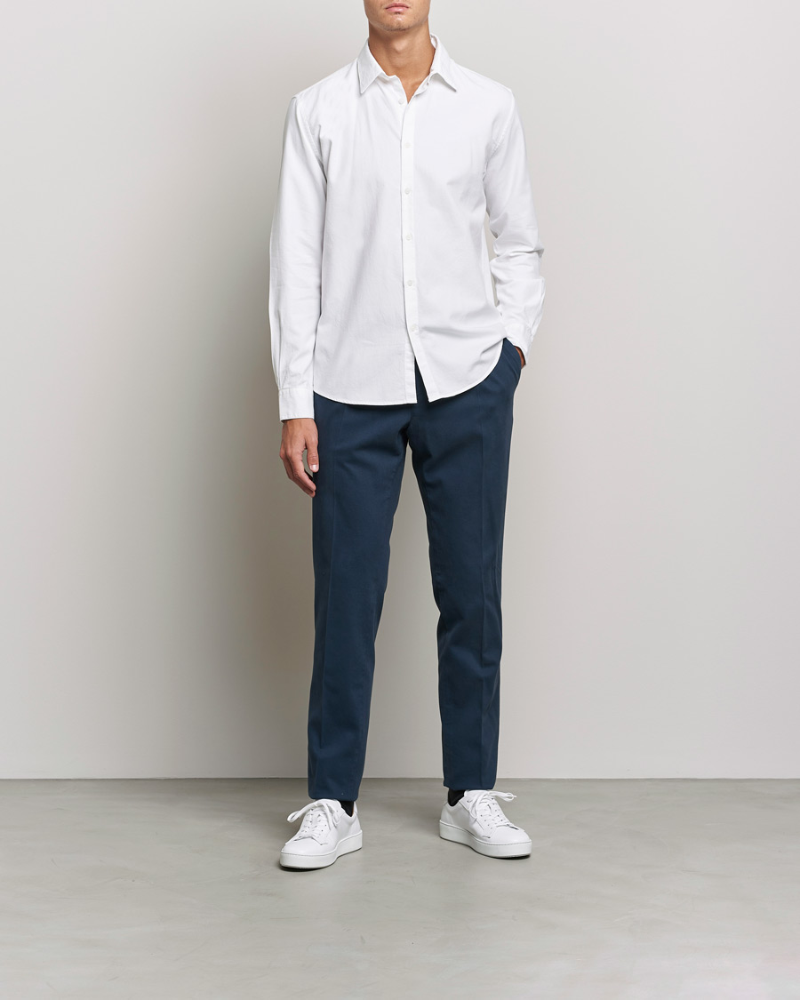 Herre | Skjorter | Sunspel | Casual Oxford Shirt White