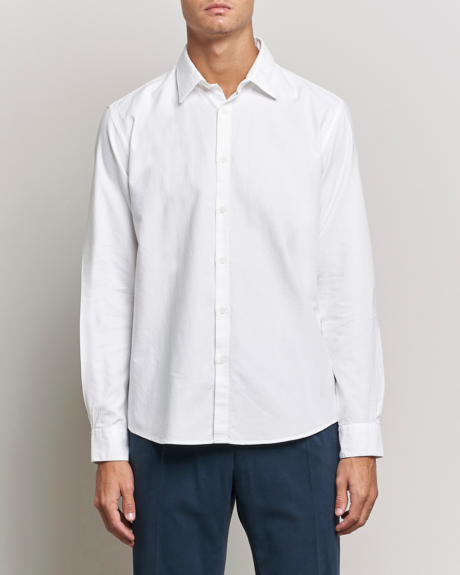 Herre | Skjorter | Sunspel | Casual Oxford Shirt White