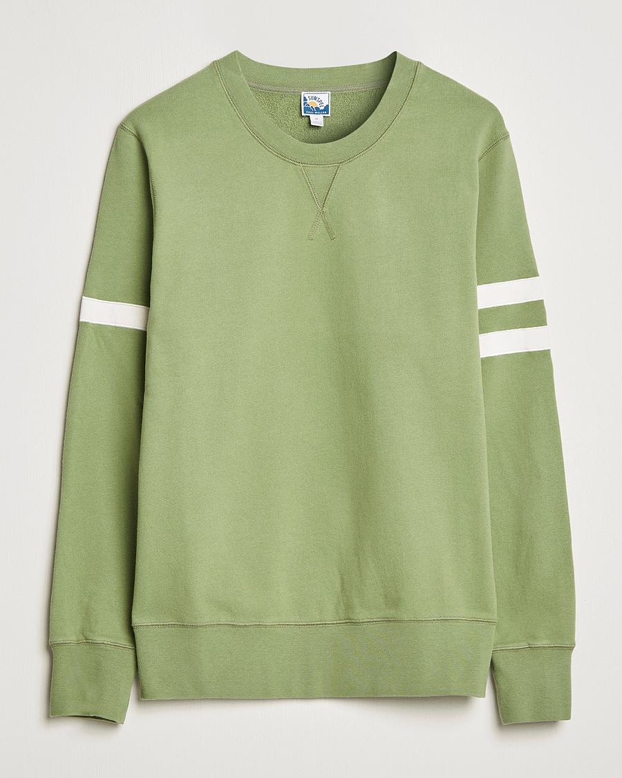 Herre | Gensere | Sunspel | Paul Weller Loopback Sweatshirt Dark Sage