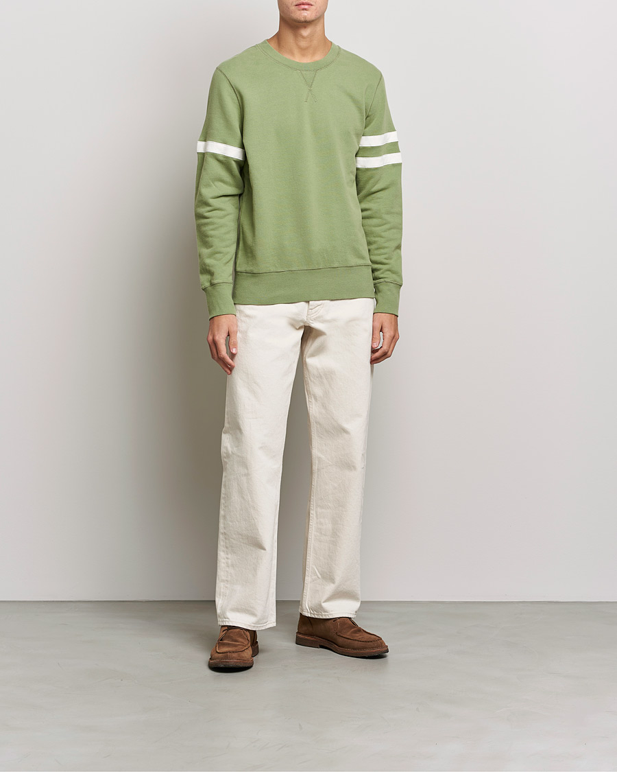 Herre | Gensere | Sunspel | Paul Weller Loopback Sweatshirt Dark Sage