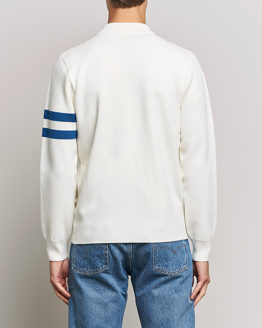 Herre | Gensere | Sunspel | Paul Weller Extra Fine Merino Zip Cardigan White