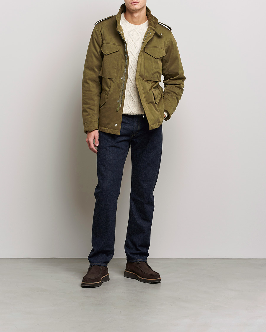 Herre | Jakker | Ten c | Padded OJJ Short Field Jacket Olive