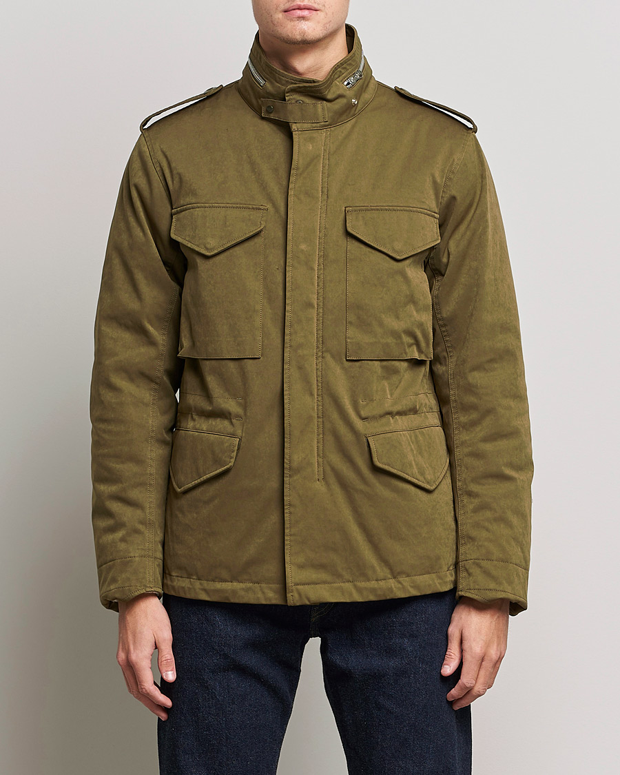 Herre | Jakker | Ten c | Padded OJJ Short Field Jacket Olive