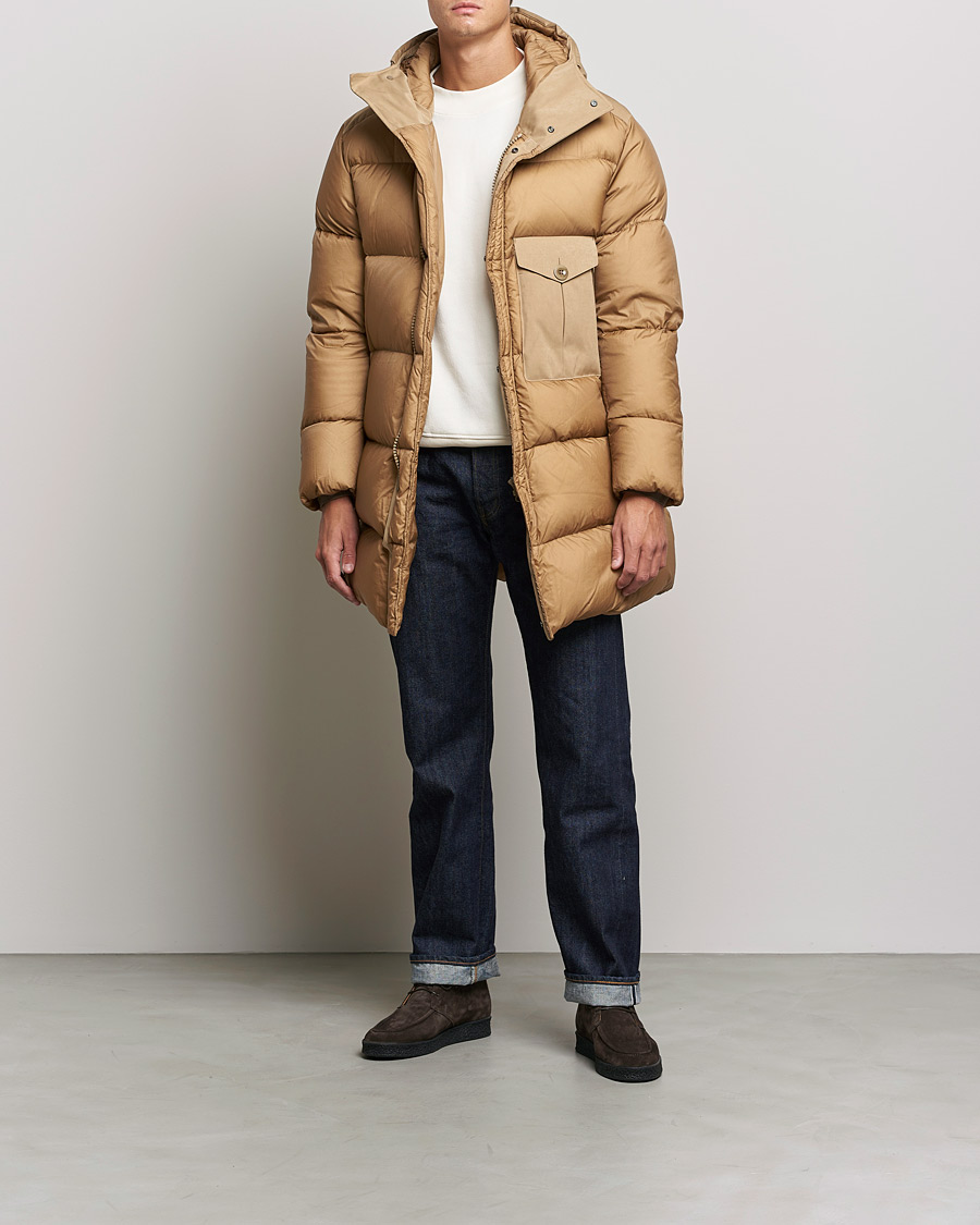 Herre | Jakker | Ten c | Cyclone Combo Down Parka Sand