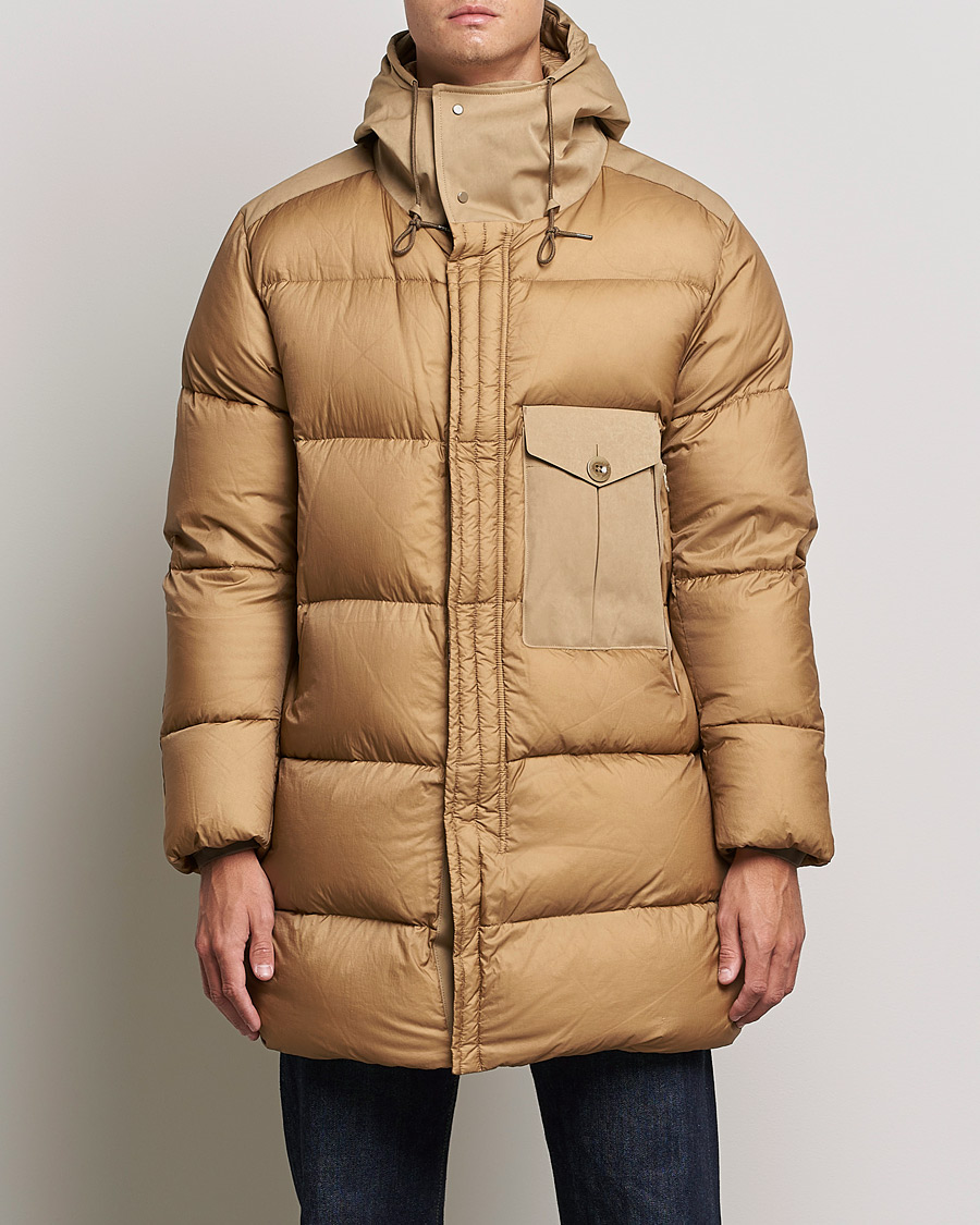 Herre | Jakker | Ten c | Cyclone Combo Down Parka Sand