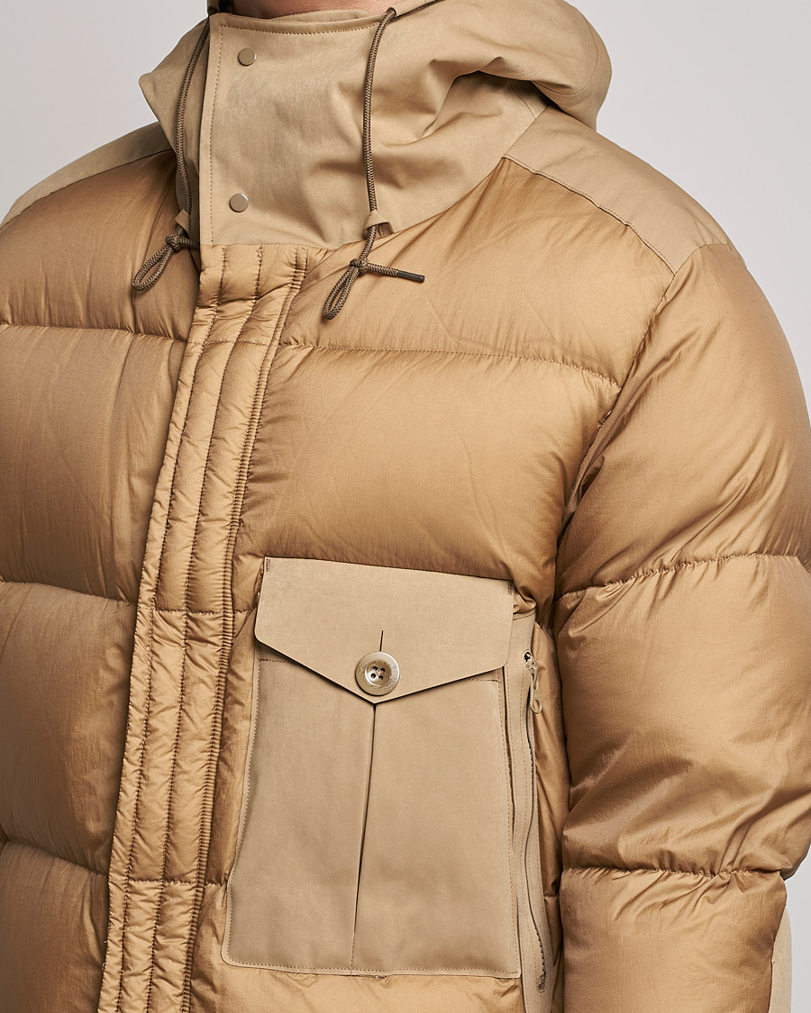 Herre | Jakker | Ten c | Cyclone Combo Down Parka Sand