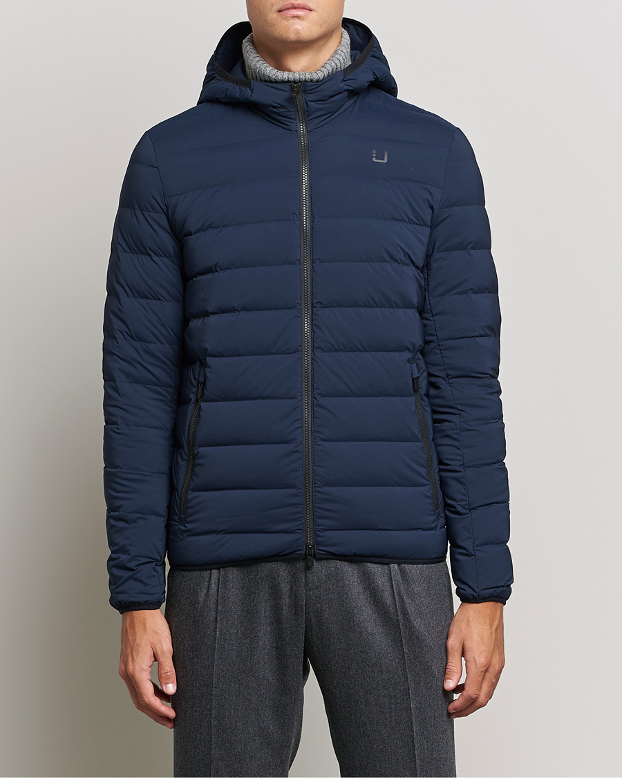 Herre | Nøytrale jakker | UBR | Sonic Delta Hooded Jacket Navy