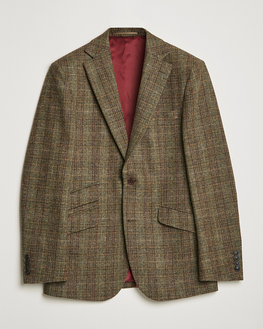 Herre | Dressjakker | Walker Slater | Edward Wool Donegal Blazer Green