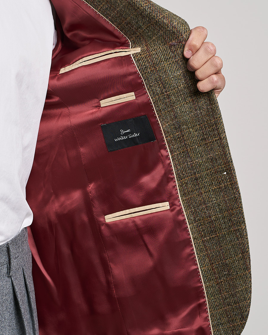 Herre | Dressjakker | Walker Slater | Edward Wool Donegal Blazer Green
