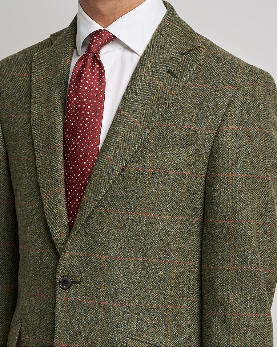 Herre | Dressjakker | Walker Slater | Edward Lambswool Tweed Blazer Green