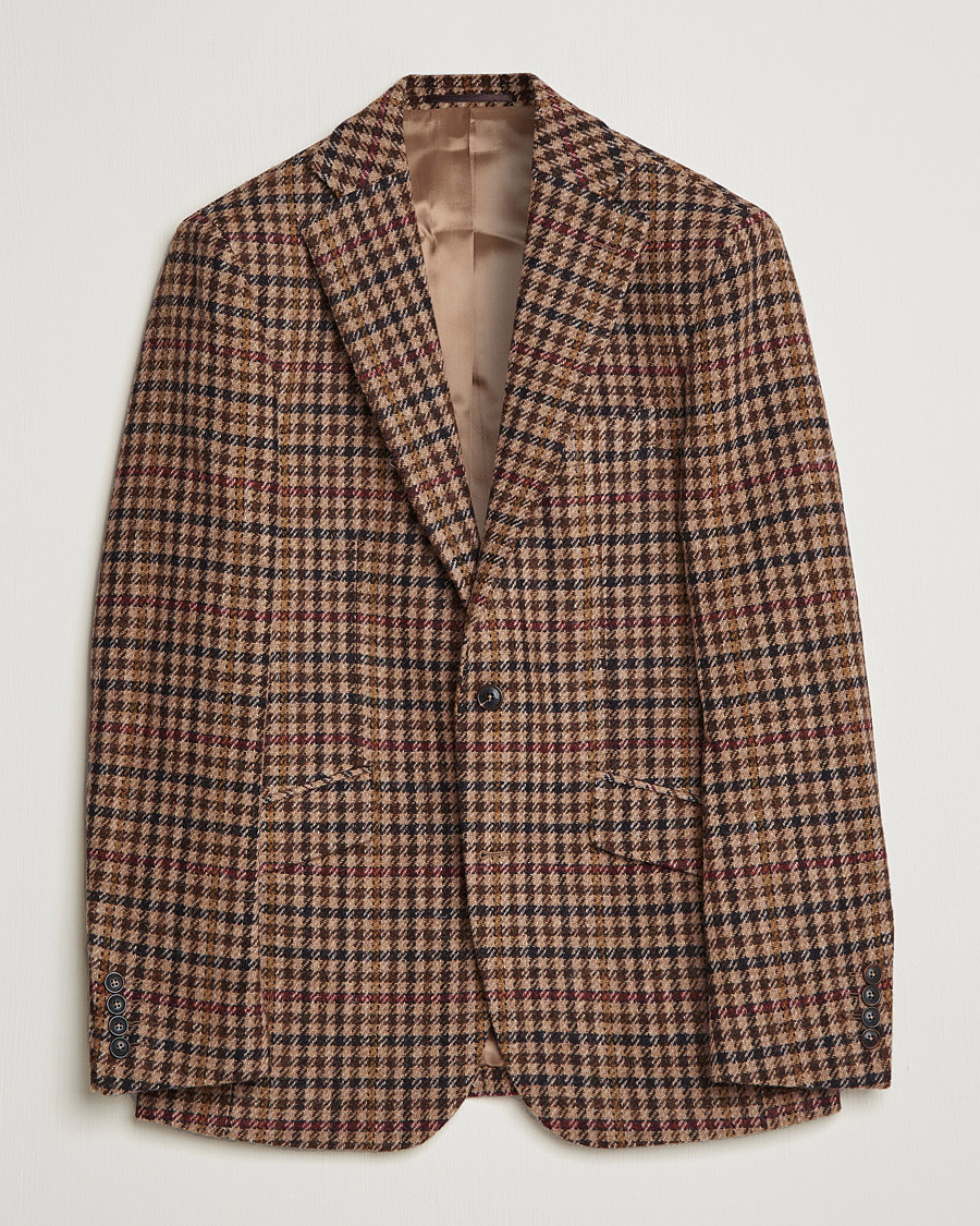 Herre | Dressjakker | Walker Slater | Edward Harris Checked Tweed Blazer Beige