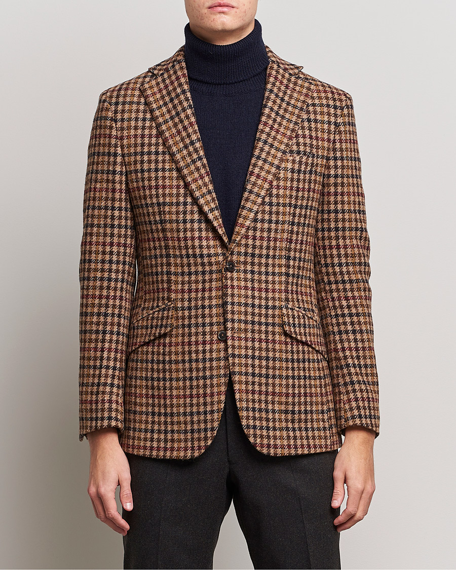 Herre | Dressjakker | Walker Slater | Edward Harris Checked Tweed Blazer Beige