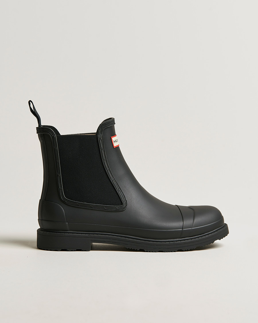 Herre | Kalosjer og gummistøvler | Hunter Boots | Hunter Commando Chelsea Boot Black