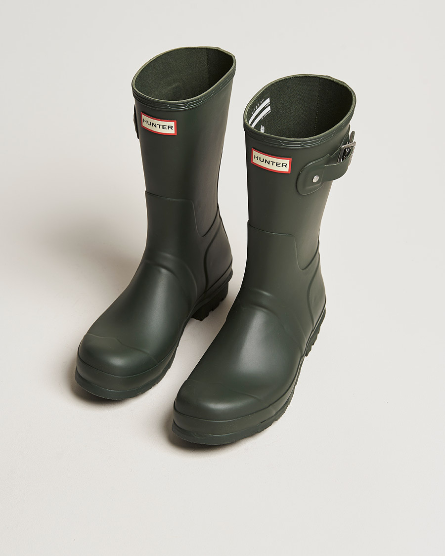 Herre |  | Hunter Boots | Hunter Original Short Boot Dark Olive