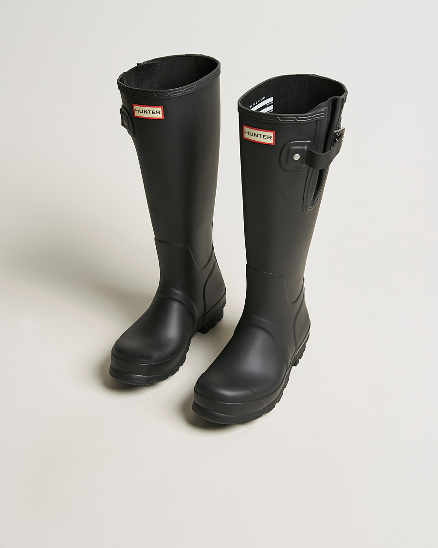 Herre | Kalosjer og gummistøvler | Hunter Boots | Original Tall Side Adjustable Boot Black