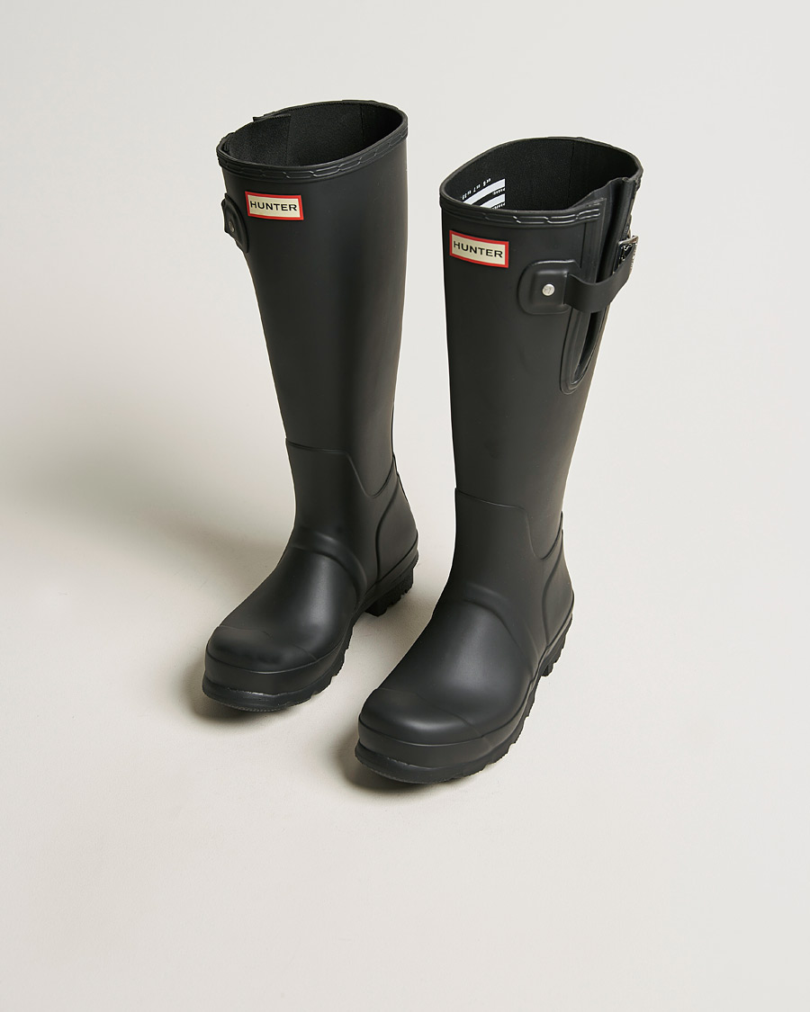 Herre | Kalosjer og gummistøvler | Hunter Boots | Hunter Original Tall Side Adjustable Boot Black