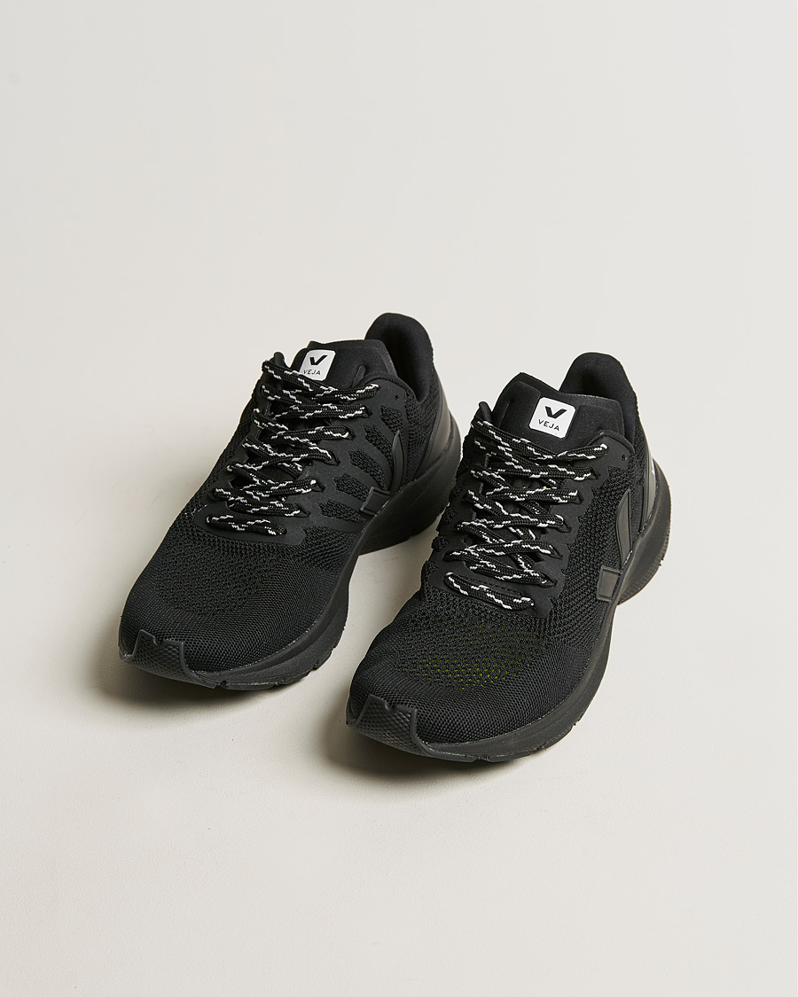 Herre |  | Veja | Marlin V-Knit Running Sneaker Full Black