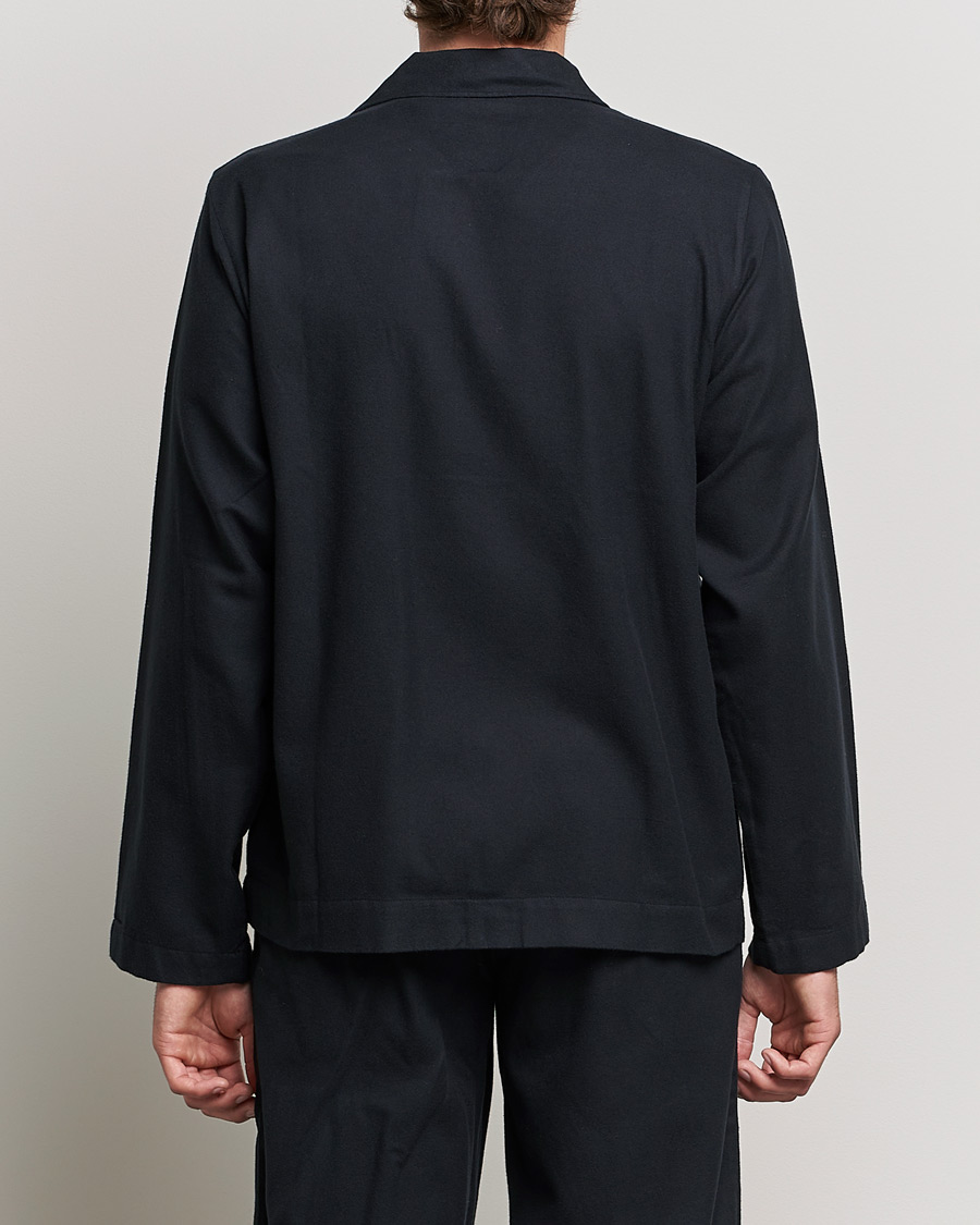 Herre | Pyjamaser og badekåper | Tekla | Flannel Pyjama Shirt Lucid Black