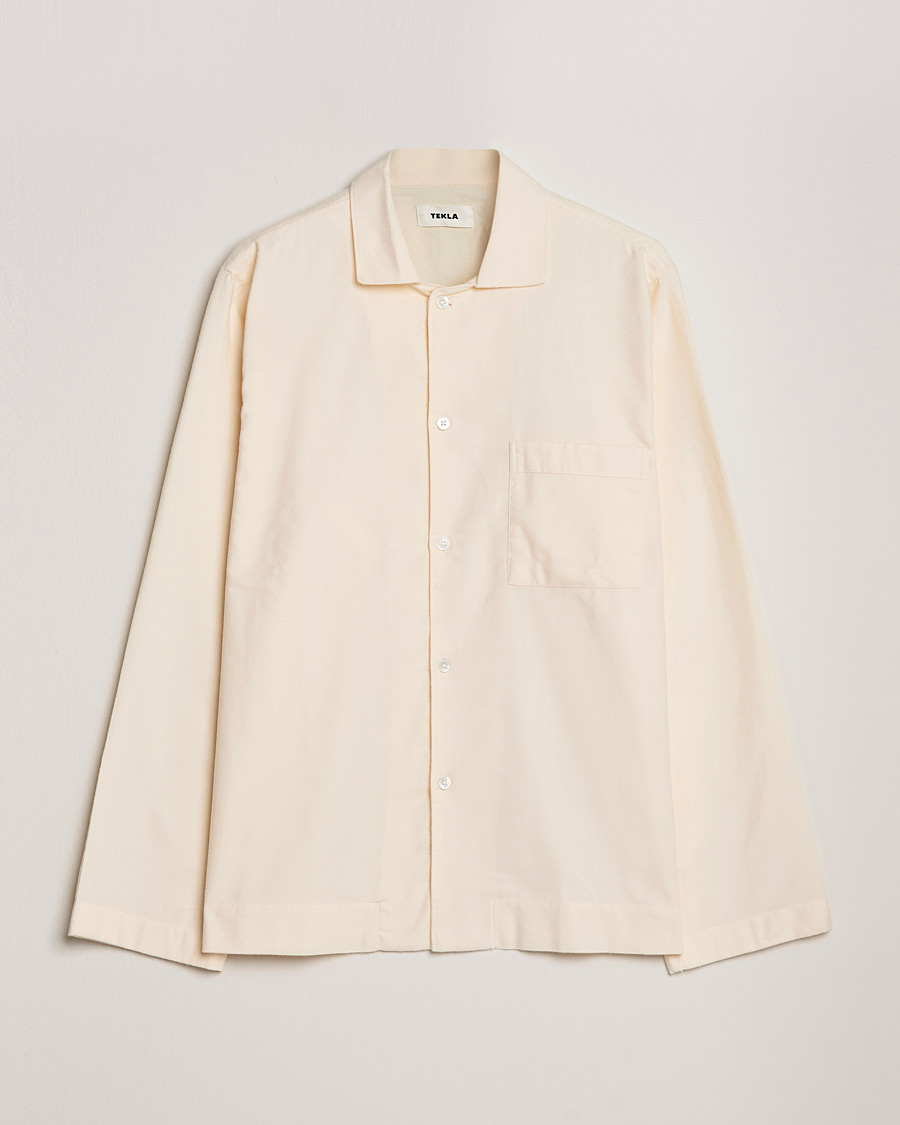 Herre | Pyjamaser og badekåper | Tekla | Flannel Pyjama Shirt Moondust