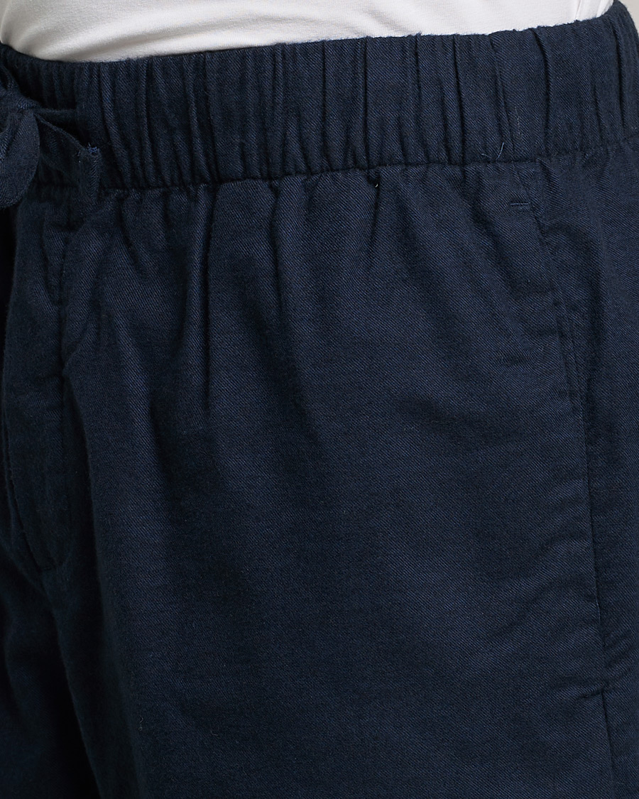 Herre | Pyjamaser og badekåper | Tekla | Flannel Pyjama Pants Midnight Blue