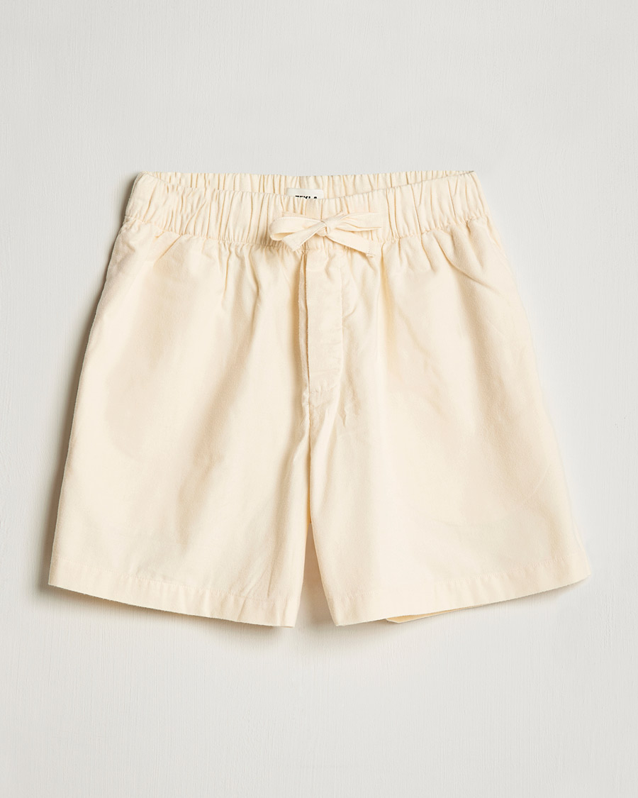 Herre | Pyjamaser og badekåper | Tekla | Flannel Pyjama Shorts Moondust